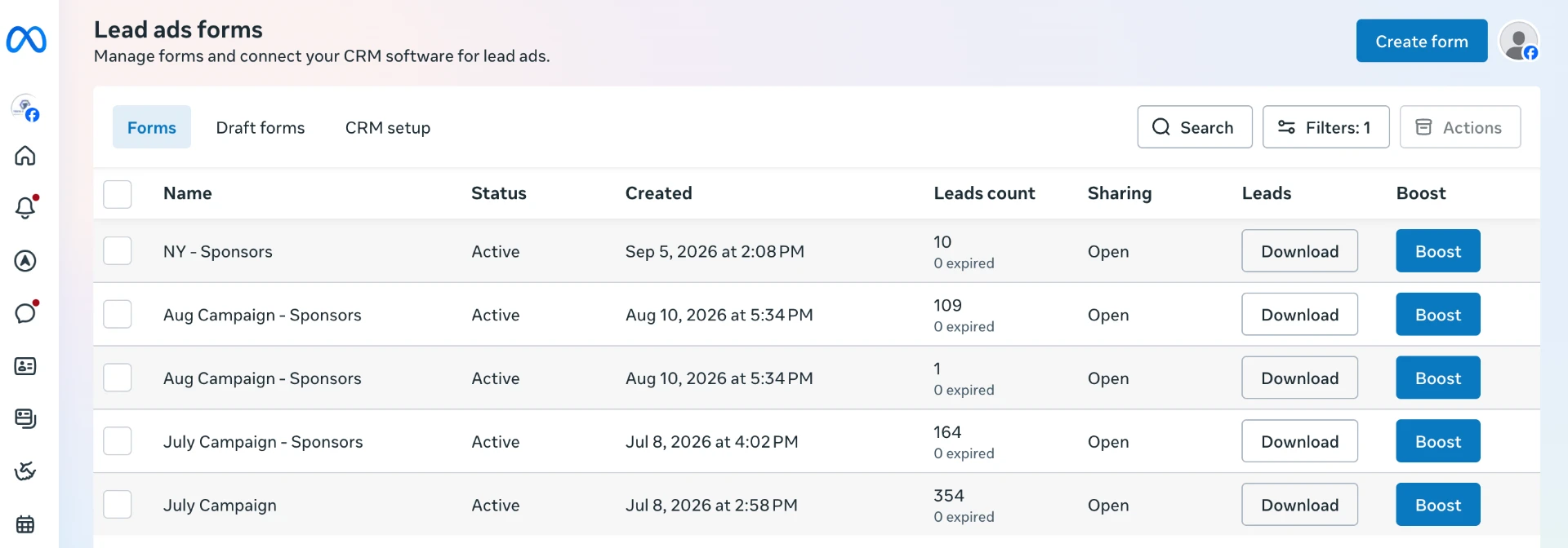 Tech Company (Raising Capital) results screenshot